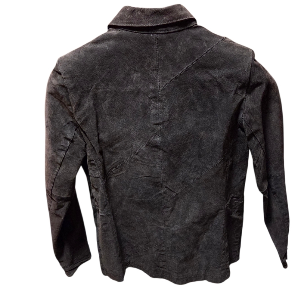 Vintage Y2K Marcelle Renee Hypo Active Chocolate Brown Suede Jacket Size Medium - Picture 2 of 6